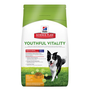 Hill’s SP Canine Mature Youthful Vitality Medium Chicken & Rice